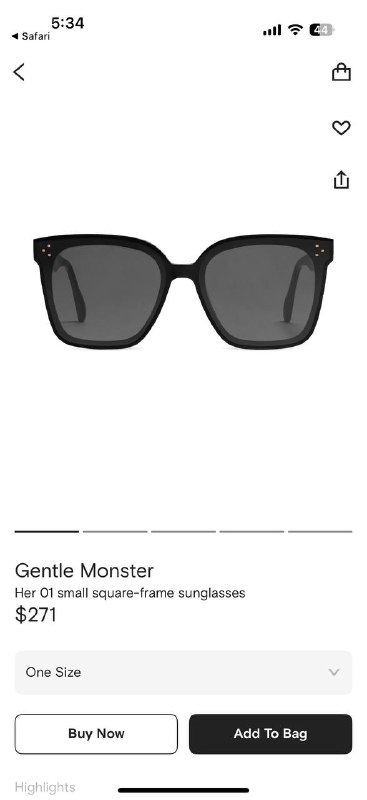 Очки Gentle Monster Frida с красными линзами 6