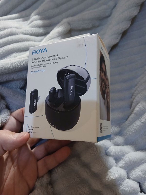 микрофон петличка BOYA с разьемом lightning 2