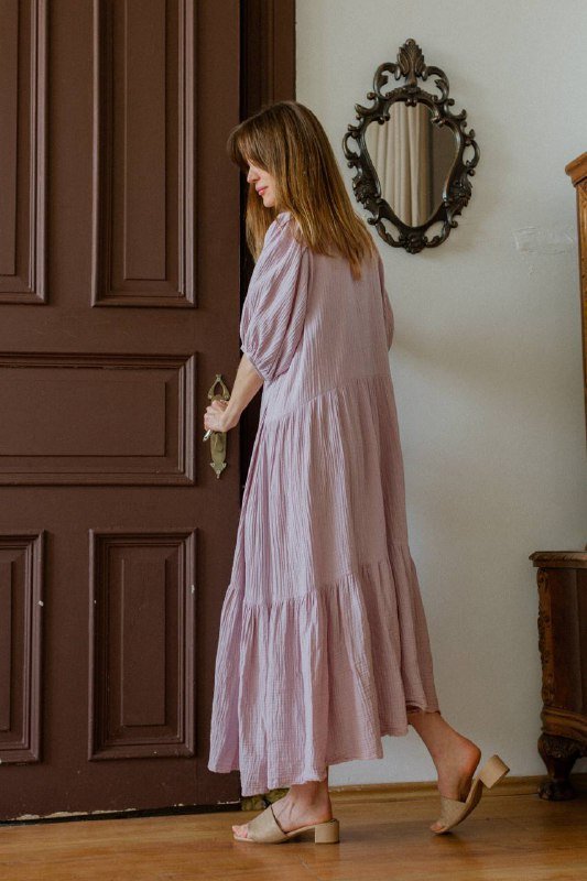 Костюмы и платья из муслина женские 7