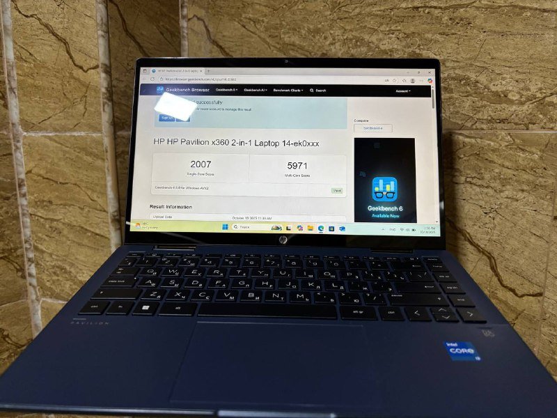 Ноутбук Трансформер HP x360 14 дюймов i3-1215u 8ГБ 256ГБ