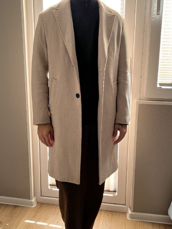 Мужское пальто Zara, размер М 2