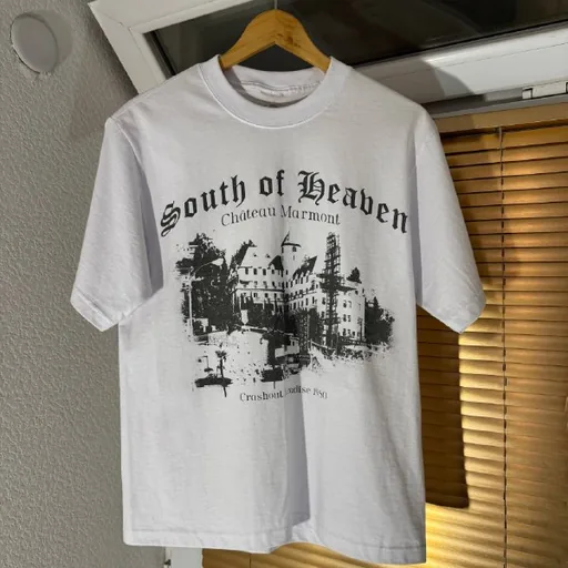 Белая футболка South of Heaven