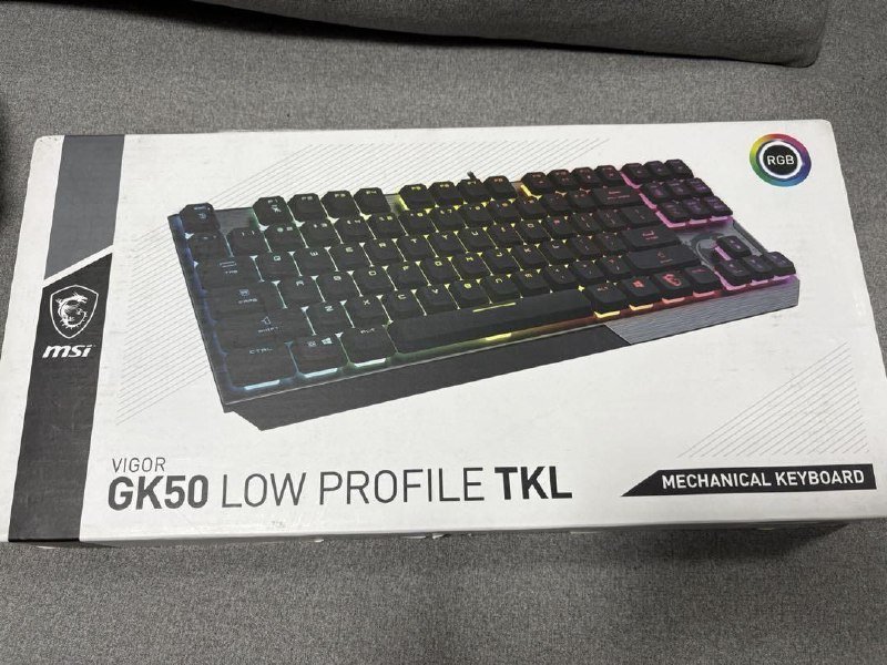 Механическая клавиатура MSI Vigor GK50 Low Profile TKL