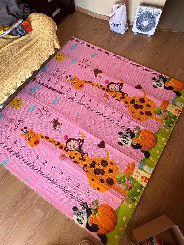 Детский складной коврик двухсторонний 180x200 см 3