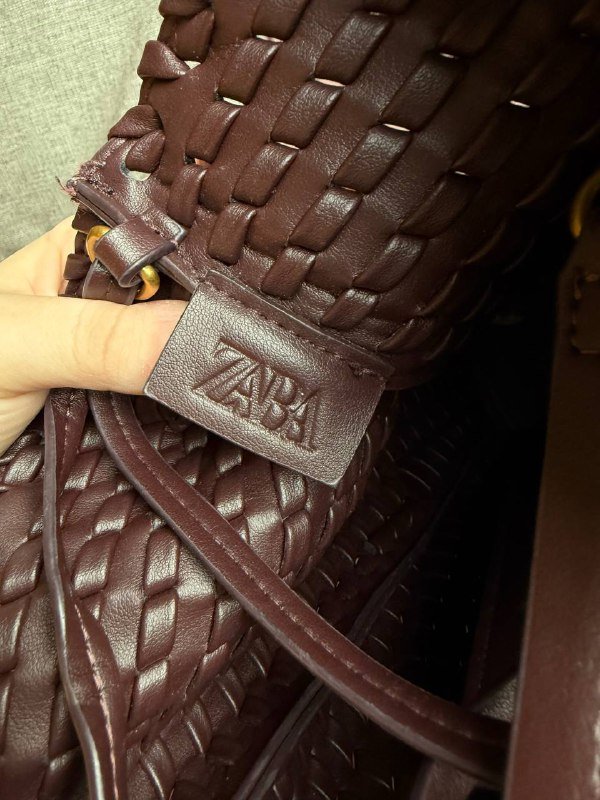 Сумка-ведро Zara плетеная 4