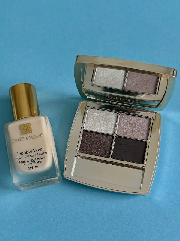 Палетка теней Estee Lauder, Тон Estee Lauder, BB крем Shiseido, Консилер Neutrogena, Блеск Kiko, Лак Kiko, Туалетная вода Tendre Jasmin 3