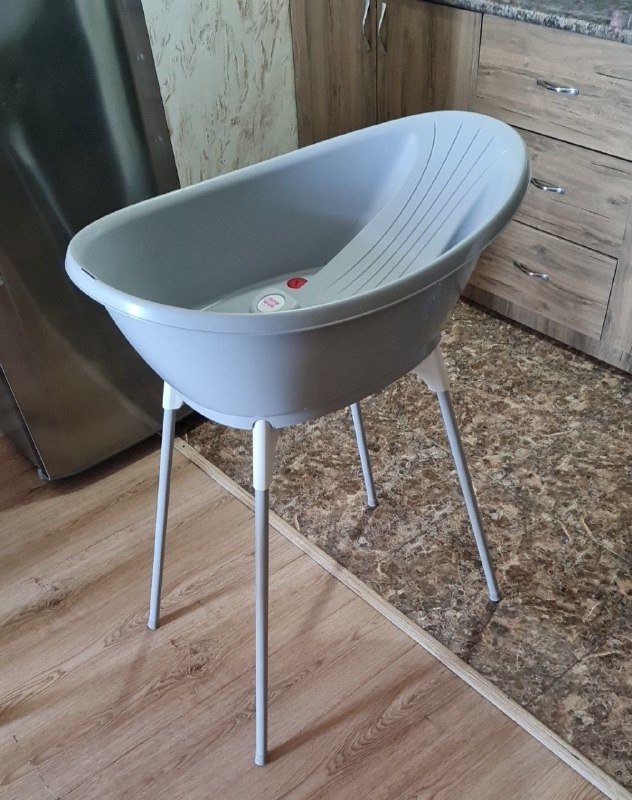 Портативная ванна для младенцев с термометром