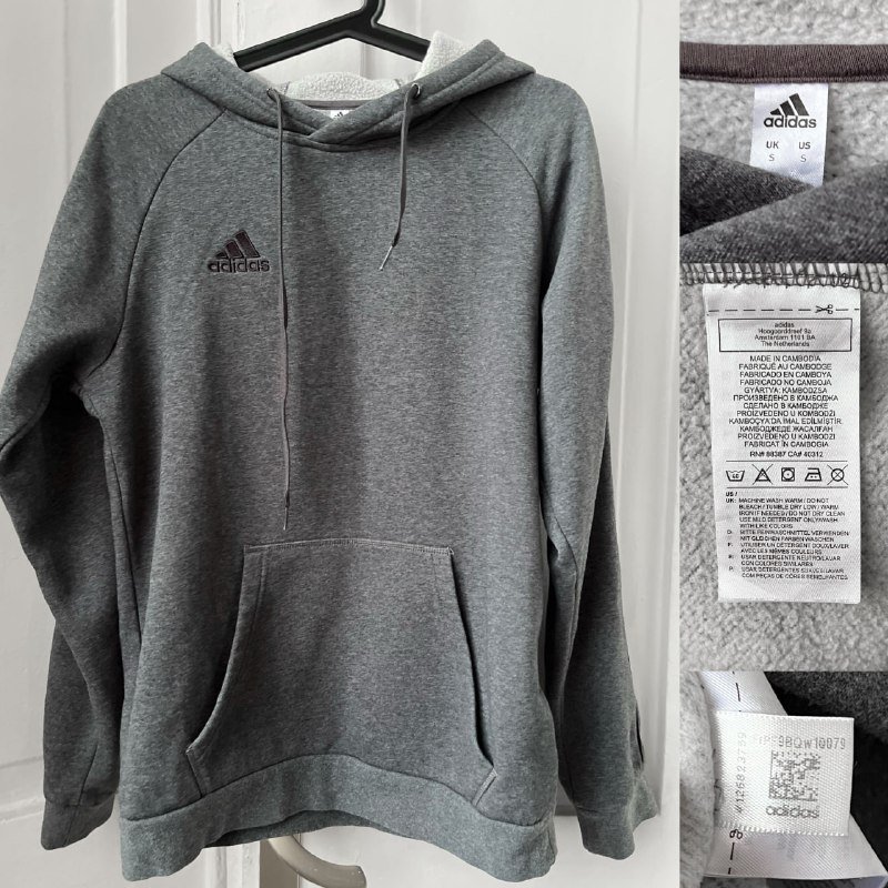 Худи Adidas Original размер S утепленное