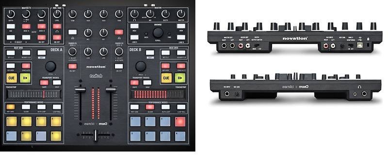 контроллер Novation Twitch, синтезатор Arturia Microfreak, контроллер Numark party mix