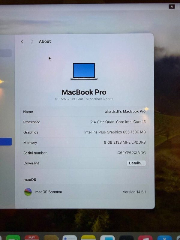 MacBook Pro 2019 4