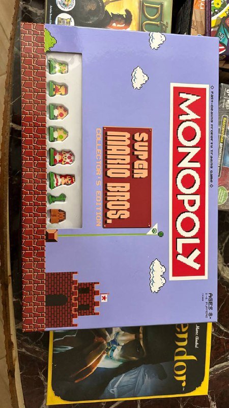 Монополия Super Mario Bros, Дженга, 7 Wonder, Cluedo, 7 wonders duel, Catan, Уно, Splendor 5