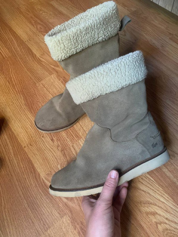 Сапоги Lacoste осенне-зимние 38-39 2