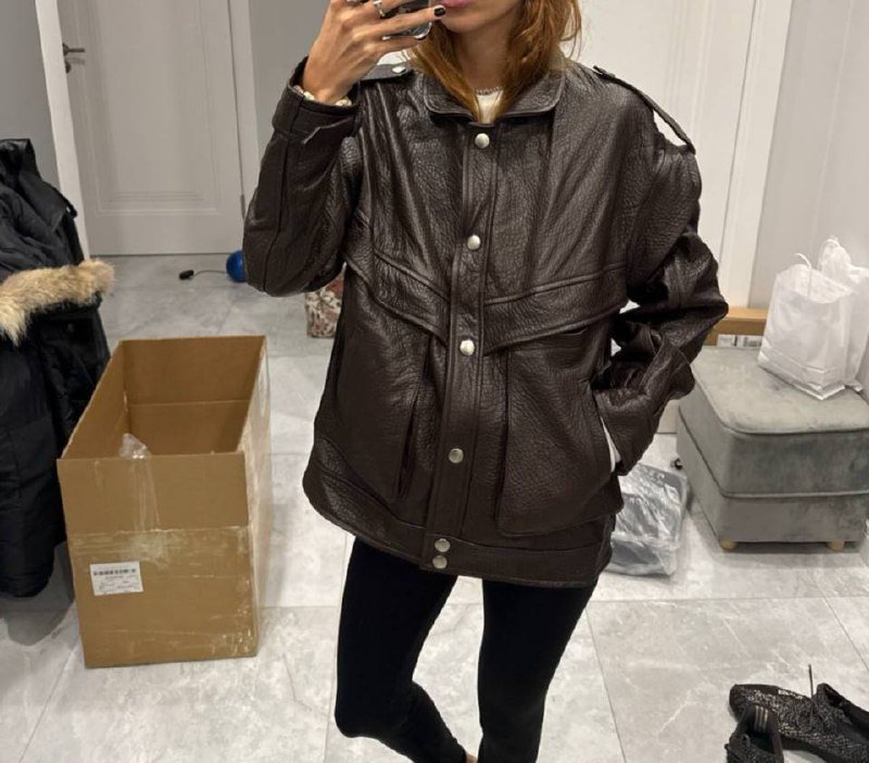 Кожаная куртка трансформер