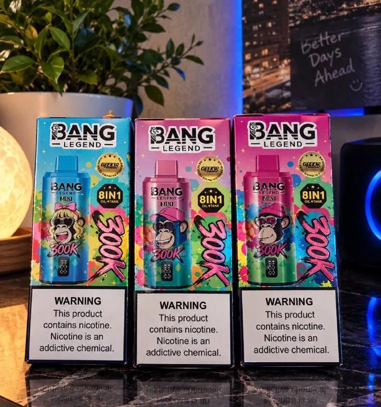 Электронки Bang Legend 300K, 8 вкусов