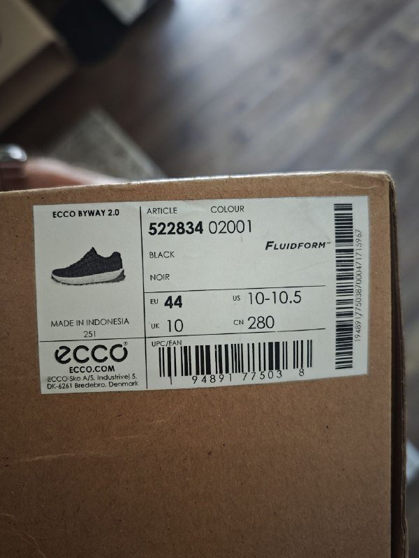 Мужские ботинки кроссовки ECCO Byway 2.0 размер 44 3