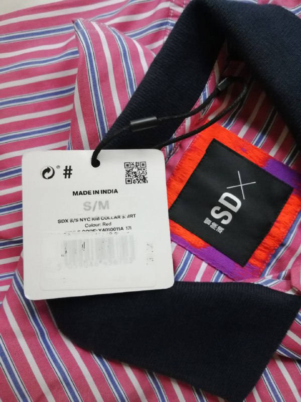 Женская рубашка Superdry розовая хлопковая 5