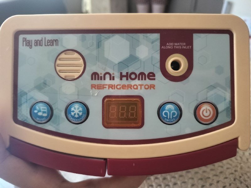 Игрушечный холодильник, овощи на липучке, овощи пластмассовые, набор посуды 3