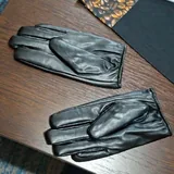Кожаные зимние перчатки 2