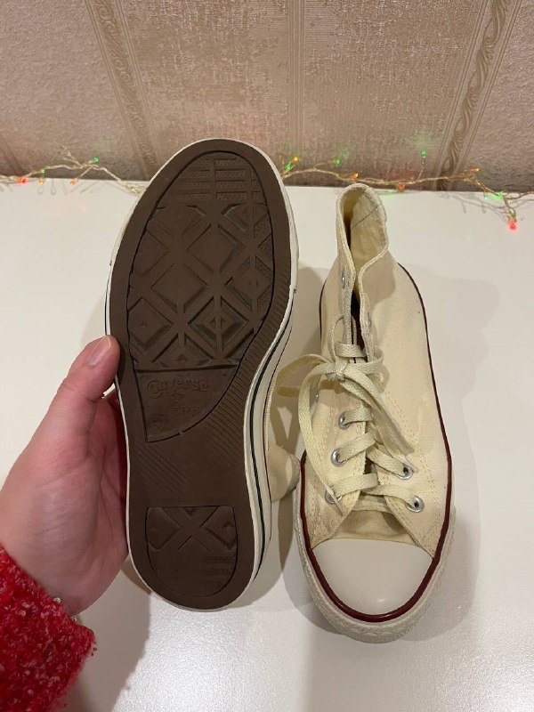 Кеды Converse Chuck Taylor All Star завышенные Natural Ivory 38 4