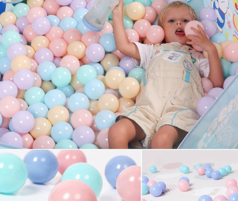 Детский надувной бассейн Bestway с шариками и насосом 2