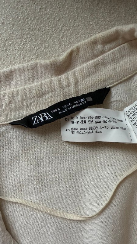 Платье льняное Zara 2