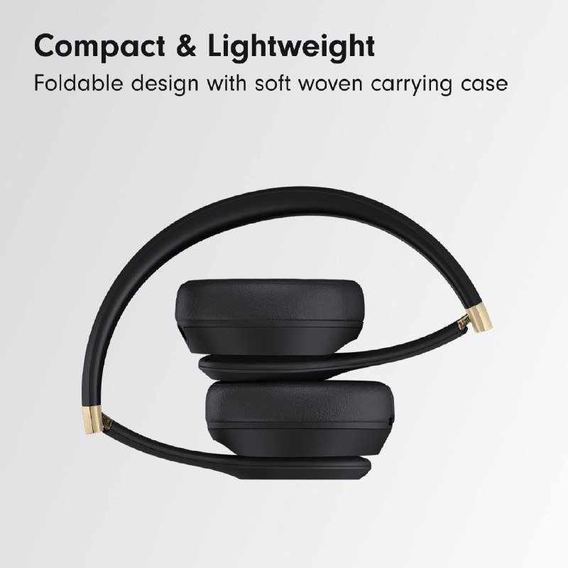 Beats Solo 4 wireless headphones Black/Gold 5