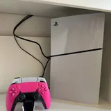 PS5 Slim 1TB with disc drive, 2 controllers and charger 2