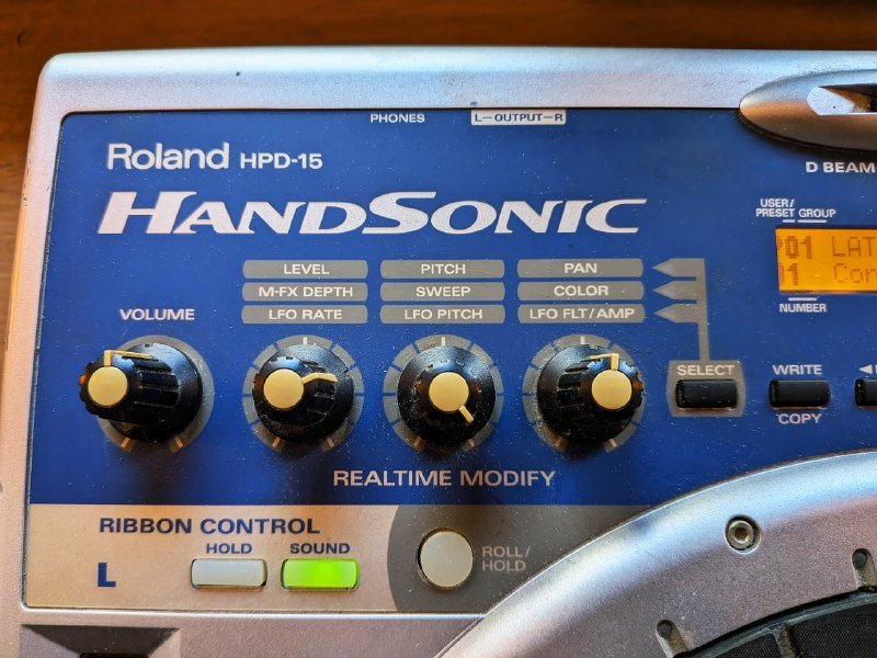 Электронная ударная установка Roland Hand Sonic HPD-15 2