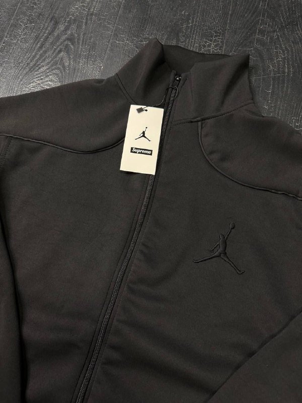 Зипки Supreme x Jordan черный и ретро голубой 8