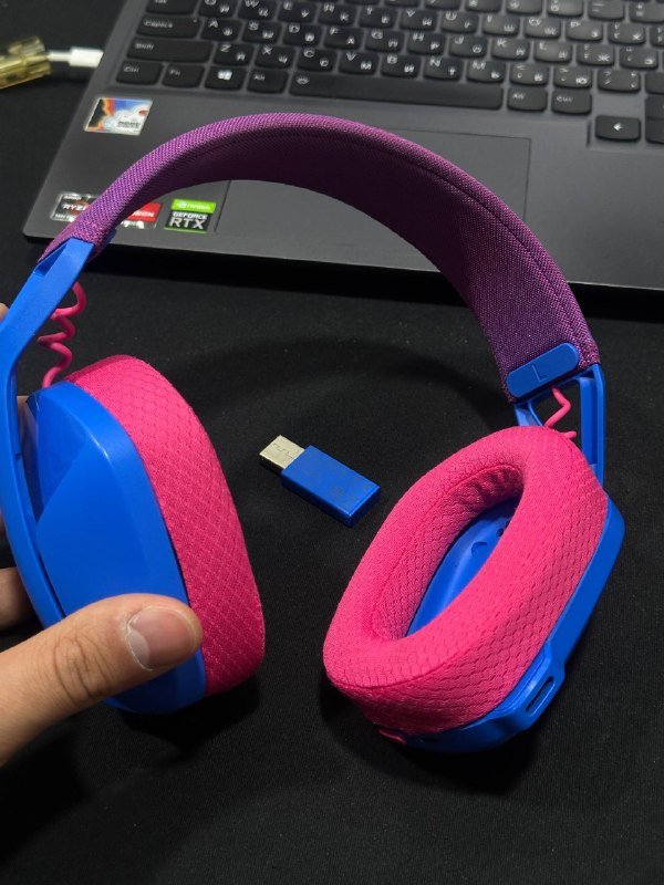 Logitech G435 Lightspeed наушники 5