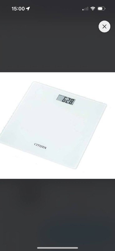 Напольные весы белые новые