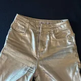 Серебристые джинсы Zara, размер S 2