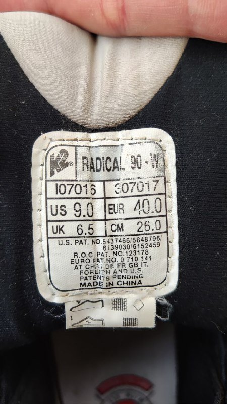 Роликовые коньки K2 Radical 90-W, размер 40 4