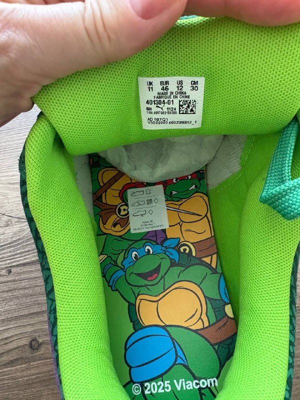 Мужские кроссовки Puma Черепашки Ниндзя 46 размер новые