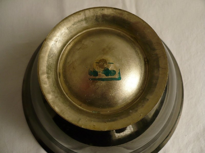 Мельхиоровая конфетница с надписью Ереван 6