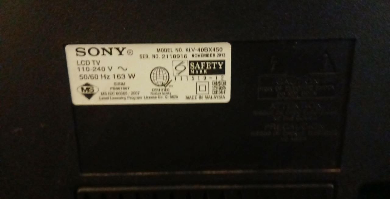Телевизор Sony Bravia большая диагональ 5
