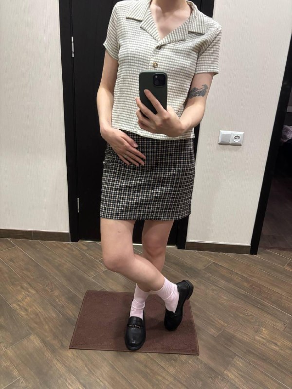 Платье KOTON, мини юбка H&M 3