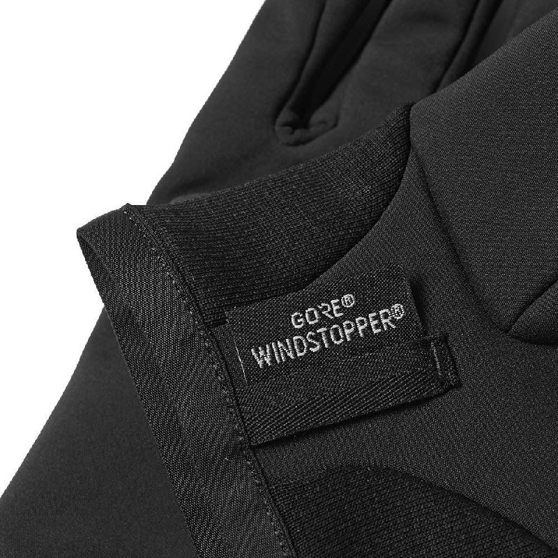 Черные перчатки Arcteryx женские S мужские XS 2