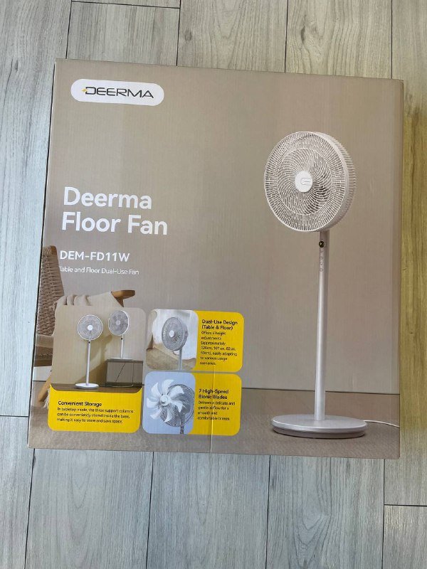 Настольный мощный тихий вентилятор