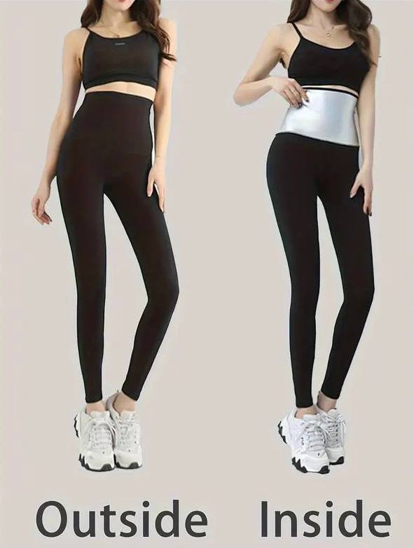 Комплект с эффектом сауна: майка, лосины, нарукавники 2