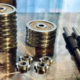 Хромированные разборные гантели 3