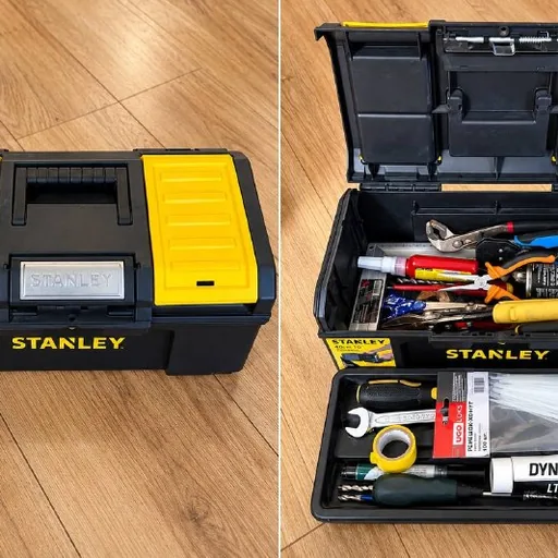 STANLEY ხელსაწყოების ყუთი ხელსაწყოების ნაკრებით