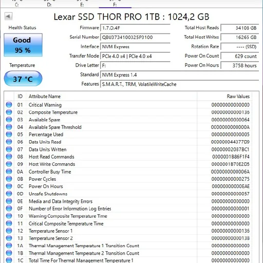 Lexar Thor 1TB SSD