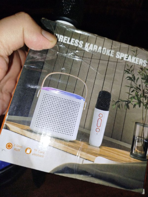 Блютуз караоке 1+1 микрофон 3
