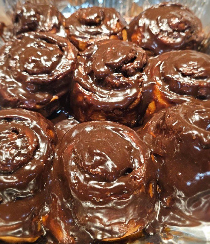 синабоны ваниль и шоколад