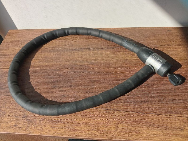 Большой толстый замок для велосипедов и самокатов 2