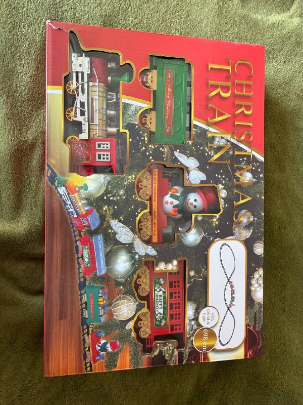 Елка из jysk 180 см, Рождественский поезд с батарейками 2