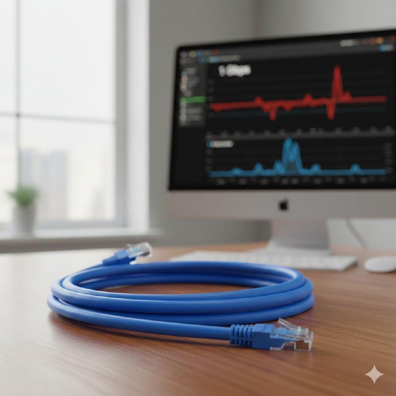 Патч корд 1Гбит 10 метров