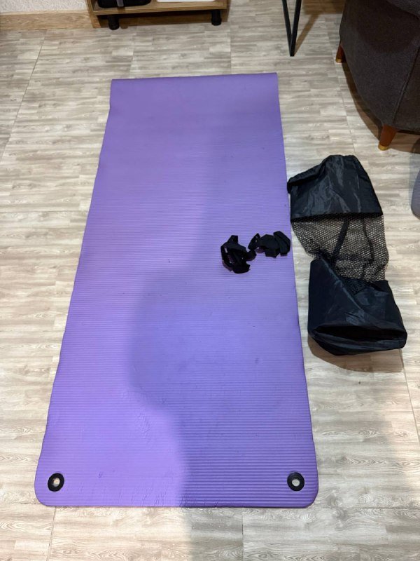 Коврик для йоги, тренировок 180×77×1 см