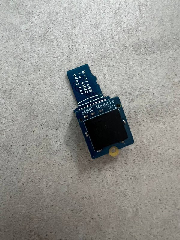 eMMC 16Gb с переводчиком на MicroSd 2